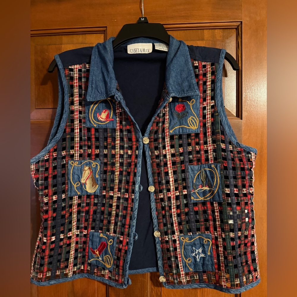 Vintage Western Cowboy Vest